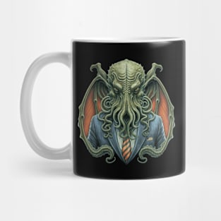 Cthulhu For President USA 2024 Election (Green Cthulhu) Mug